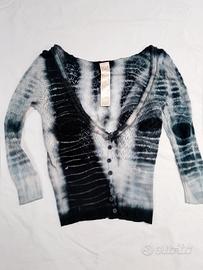 Cardigan tie-Dye Y2K Lorel Miss – Grigio/Nero – Ta