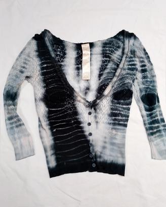 Cardigan tie-Dye Y2K Lorel Miss – Grigio/Nero – Ta