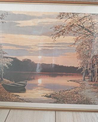 Quadro paesaggio autunnale
