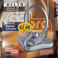 Antenna TV Amplificata per DVB-T - Cobra DELTA