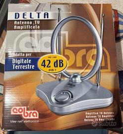 Antenna TV Amplificata per DVB-T - Cobra DELTA