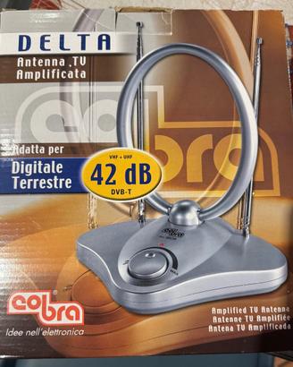 Antenna TV Amplificata per DVB-T - Cobra DELTA