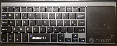 Mini tastiera wireless zeinstar con touchpad