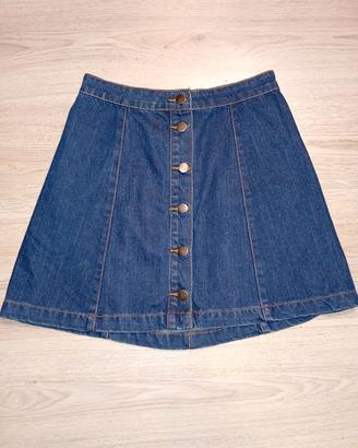  
Mini gonna jeans vintage glamour 