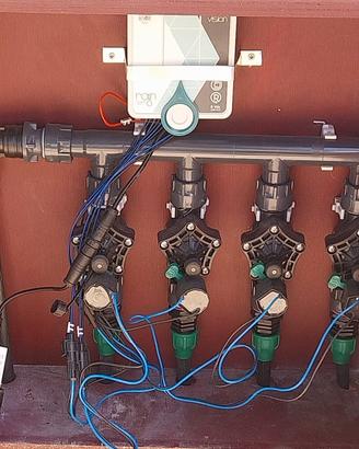 Programmatore irrigazione + 4 elettrovalvole