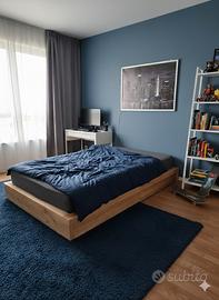 struttura in vero legno futon letto 1 piazza e ½ 