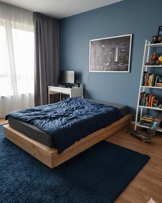 struttura in vero legno futon letto 1 piazza e ½ 