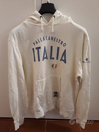 Felpa basket Italia stile retro