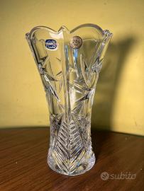 Vaso incrosta, Bohemia Crystal 24% PbO