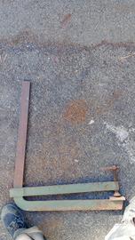 Cavalletto morsa grande da falegname o fabbro