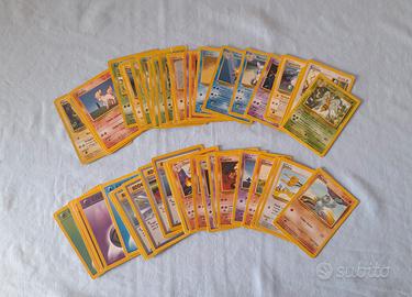 Lotto 45 pokemon set base ITA