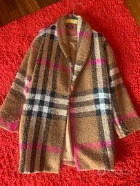 Cappotto modello teddy multicolore