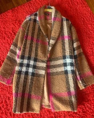 Cappotto modello teddy multicolore