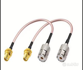 Adattatore ricetrasmettitore baofeng SMA SO-239