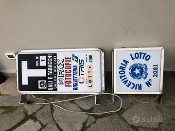 Insegna T di tabacchi e ricevitoria lotto