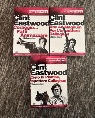 Lotto 3 DVD Clint Eastwood Ispettore Callaghan