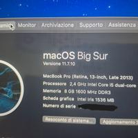 Scheda madre Macbook Pro A1502 funzionante - LEGGI