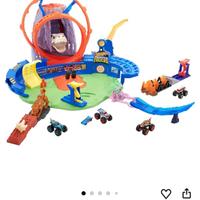 PISTA HOT WHEELS MONSTER TRUCK T REX VOLCANO