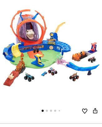 PISTA HOT WHEELS MONSTER TRUCK T REX VOLCANO