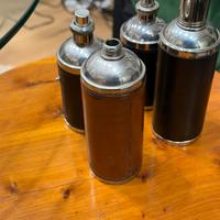 Set vintage di flaconi spray ricaricabili