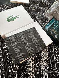 Portacarte Lacoste Geometrico