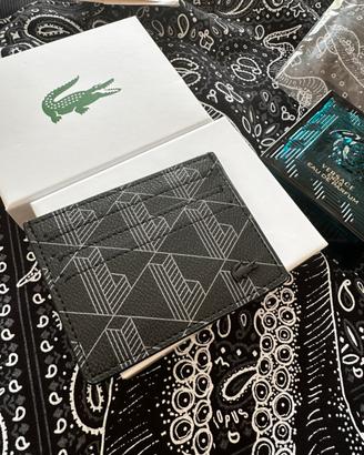 Portacarte Lacoste Geometrico