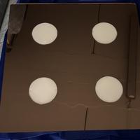 Lampadario moderno led - bronzo