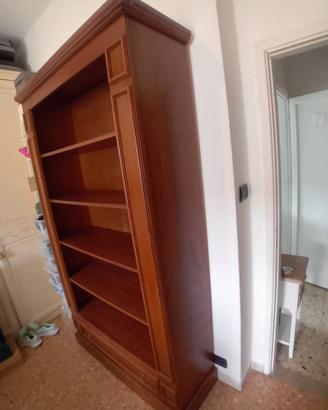 Libreria in noce nuova