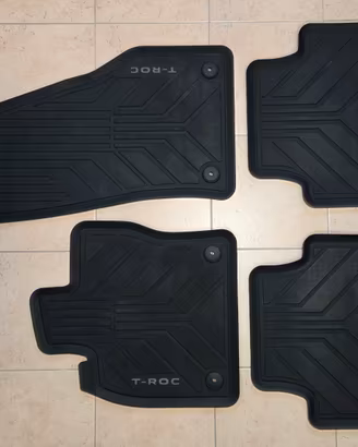 Tappetini in gomma originali Volkswagen T-Roc – 