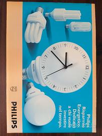 Raro orologio pubblicitario Philips