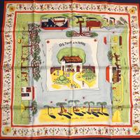 Raro e ricercato Foulard VINTAGE ORIGINALE HERMES