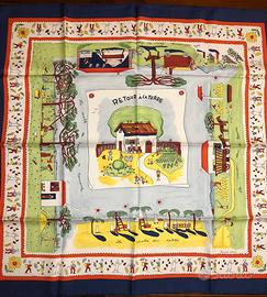 Raro e ricercato Foulard VINTAGE ORIGINALE HERMES