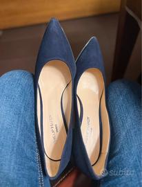 Decollete donna con tacco blu PHILIPP HARDY