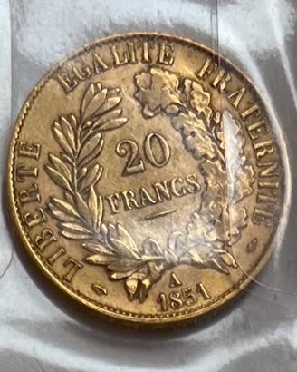 Marenghi francesi/Napoleoni (monete d’oro)