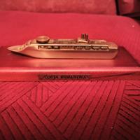 Modellino nave in ottone ' Costa Romantica '