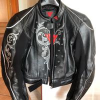 Tuta in pelle da moto x donna