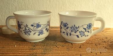 2 Tazze vintage Arcopal France per Nutella