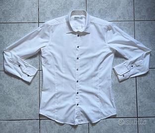 Camicia Uomo Bianca Piazza Italia Slim Fit