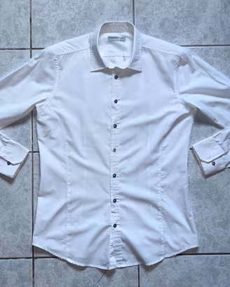 Camicia Uomo Bianca Piazza Italia Slim Fit