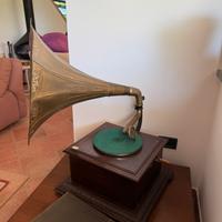 Antiquariato Grammofono Antico + dischi