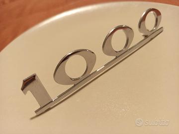 Fiat Abarth 1000tc cruscotto anteriore logo badge