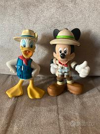 Paperino e topolino safari figure in pvc