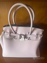 Borsa Save my bag neoprene rosa