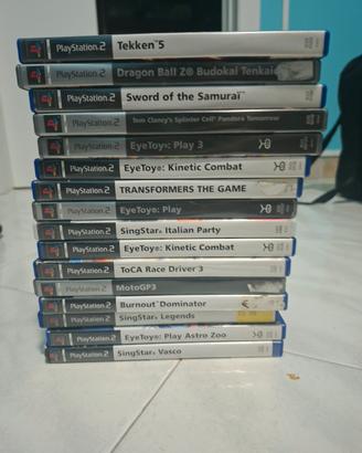 lotto di 15 giochi ps2 