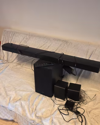 Samsung Soundbar HW-B750F + Rare Casse Posteriori