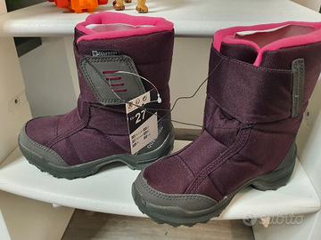 (nuovi) Stivali neve Quechua X-Warm Junior TG.27