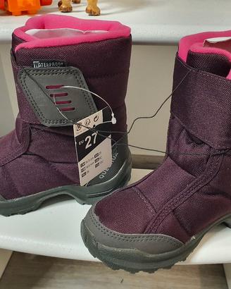 (nuovi) Stivali neve Quechua X-Warm Junior TG.27