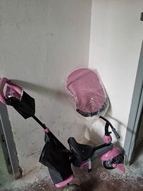Triciclo 4 in 1 vanilla pink - smart trike