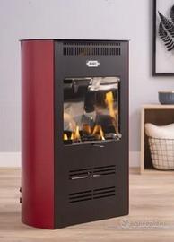 Stufa bioetanolo ventilata Ruby Elegance bordeaux