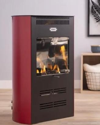 Stufa bioetanolo ventilata Ruby Elegance bordeaux